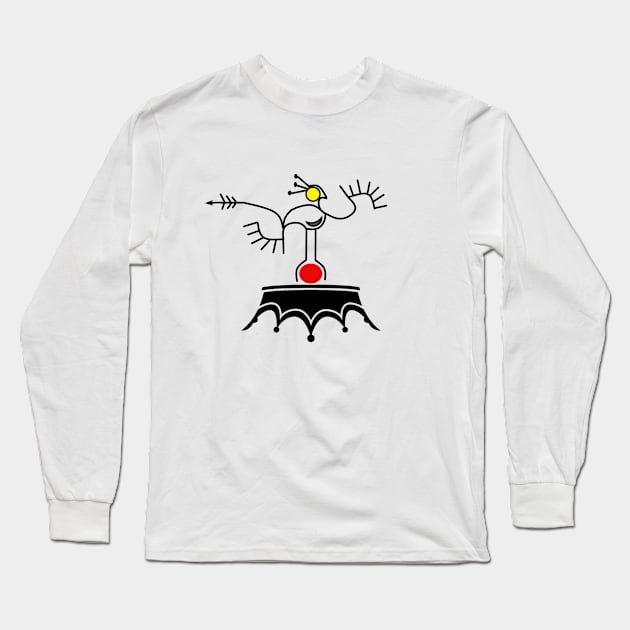 Phoenix And Balance Long Sleeve T-Shirt by OWL  DESIGN WORKSHOP